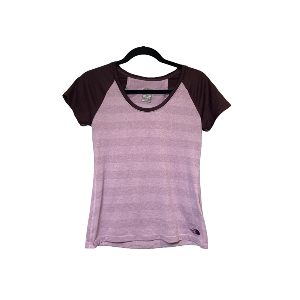 THE NORTH FACE Size XS Purple Short Sleeve Top Tee Flash Dry